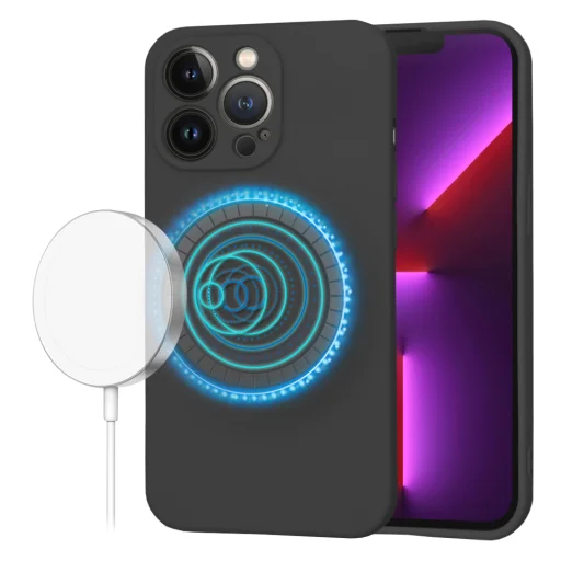  Techsuit - SoftFlex MagSafe - iPhone 13 Pro - Fekete tok - 1