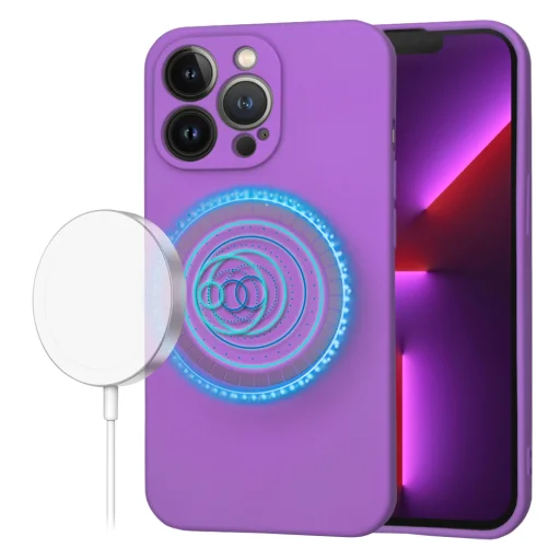  Techsuit - SoftFlex MagSafe - iPhone 13 Pro - Lila tok - 1