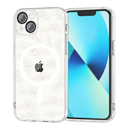  Techsuit - SparkleSkin MagSafe sorozat - iPhone 13 - Átlátszó tok - 1
