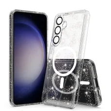  Techsuit - SparkleSkin MagSafe Sorozat - Samsung Galaxy S24 - Átlátszó tok