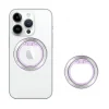  Techsuit - MagSafe Telefon Gyűrű (MPR2) - Kerek Alakú, Alumínium Ötvözet - Ezüst / Világoslila thumbnail