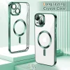  Techsuit - Luxus Kristály MagSafe - iPhone 13 - Mélyzöld tok thumbnail
