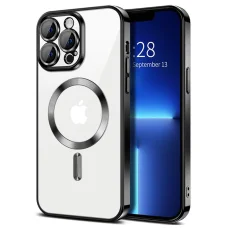  Techsuit - Luxus Kristály MagSafe - iPhone 13 Pro - Fekete tok