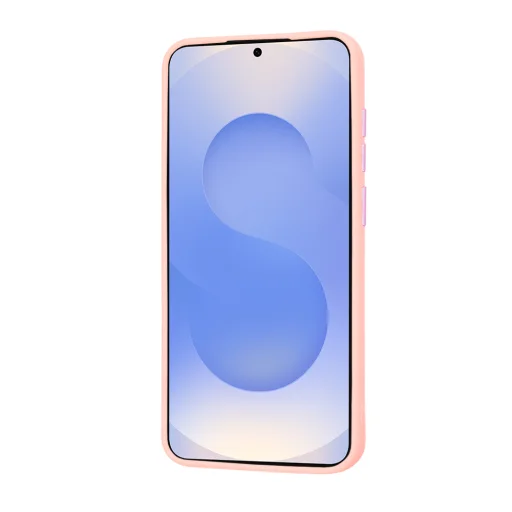 Techsuit - HaloFrost MagSafe Sorozat - Samsung Galaxy S25 - Rózsaszín tok - 5