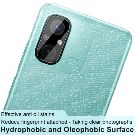  Techsuit - Teljes Kameravédő Üveg - Xiaomi Redmi 12C - Fekete üvegfólia - 2