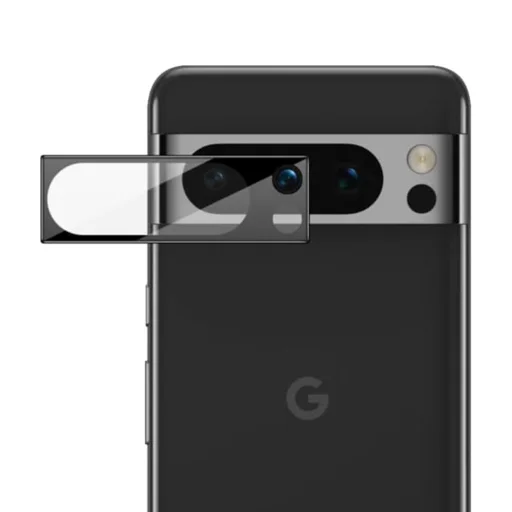  Techsuit - Teljes Kamera Üveg - Google Pixel 8 Pro - Fekete üvegfólia - 1