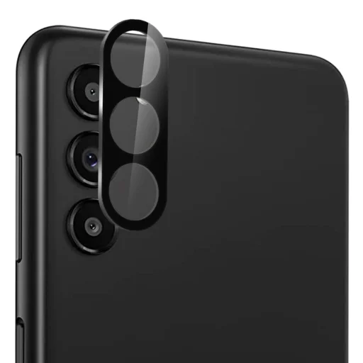  Techsuit - Teljes Kameraüveg - Samsung Galaxy S24 Plus - Fekete üvegfólia - 1