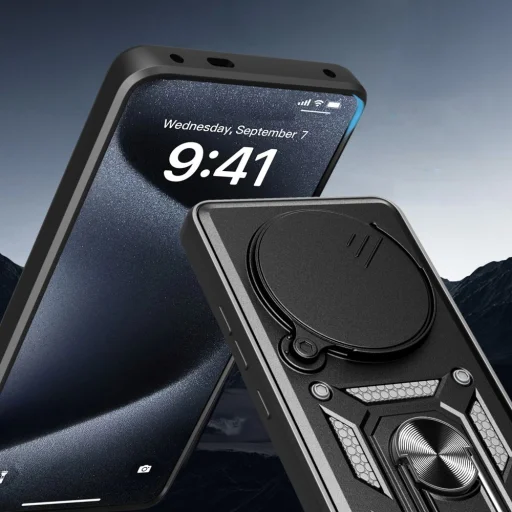 Tech-protect Camshield Pro Realme 14 Pro Plus 5g Fekete tok - 3