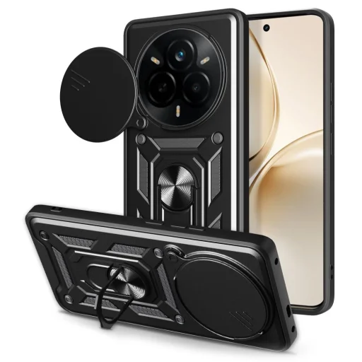 Tech-protect Camshield Pro Realme 14 Pro Plus 5g Fekete tok - 1