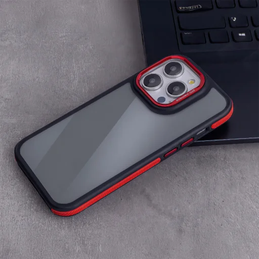 Crystal Black tok Samsung Galaxy S25 Plus piros - 8