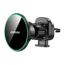 Mágneses Vezeték Nélküli Autós Töltőtartó Joyroom JR-ZS412 fekete