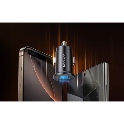 Joyroom JR-CCN16 Mini 15W-os autós töltő fekete - 8