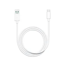 DL129 OPPO USB-C Adatkábel Gyors Töltés 65W 1m Fehér (Bulk)