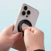  Techsuit - MagSafe Telefon Gyűrű (MPR2) - Kerek Alakú, Alumínium Ötvözet - Fekete thumbnail