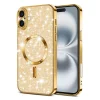  Techsuit - Luxus Csillogó MagSafe - iPhone 16 - Arany tok