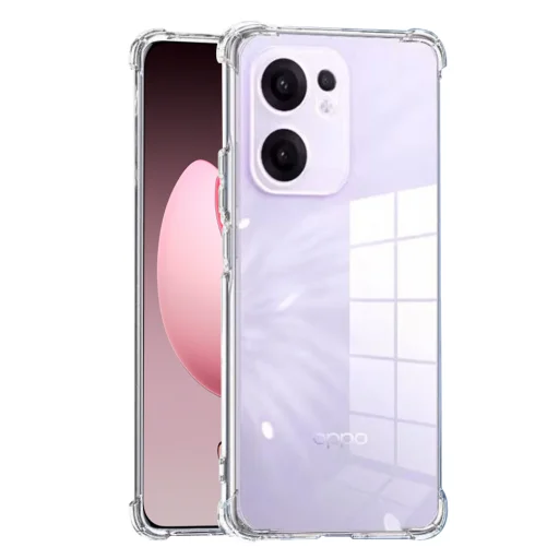  Techsuit - Ütésálló Átlátszó Szilikon - Oppo Reno13 F 4G / Reno13 F 5G - Átlátszó tok - 1