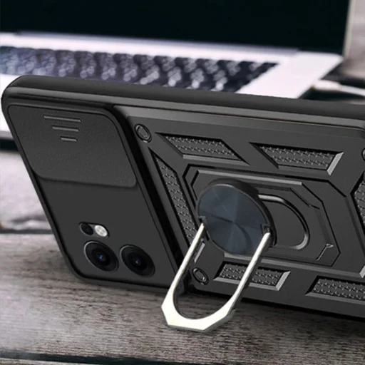  Techsuit - CamShield Sorozat - Oppo Reno13 F 4G / Reno13 F 5G / Reno13 FS 5G - Zöld tok - 3