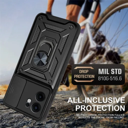  Techsuit - CamShield Sorozat - Oppo Reno13 F 4G / Reno13 F 5G / Reno13 FS 5G - Zöld tok - 4