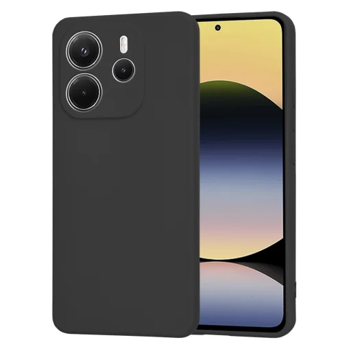  Techsuit - SoftFlex - Xiaomi Redmi Note 14 4G - Fekete tok Regionális verzió - 1