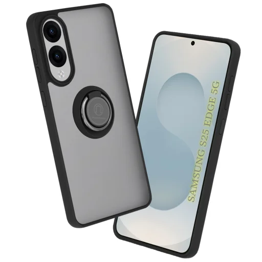 Techsuit - Glinth - Samsung Galaxy S25 Edge - Fekete tok - 1