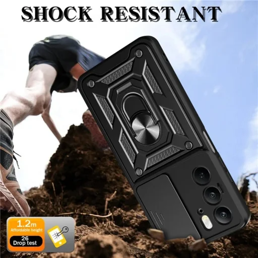  Techsuit - CamShield sorozat - Realme C75 - Fekete tok - 4