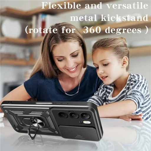  Techsuit - CamShield sorozat - Realme C75 - Fekete tok - 5