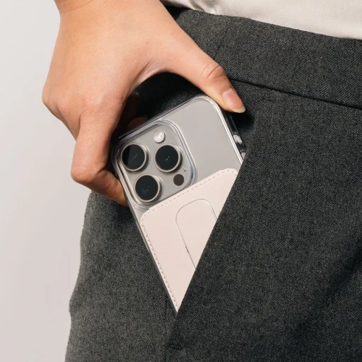 Ringke Wallet Slide Grip MagSafe Univerzális Mágneses Kártyatartó Fekete - 9