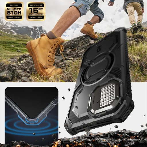  iPhone 16e fekete Supcase Iblsn Armorbox Mag Magsafe tok - 2