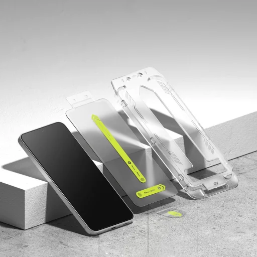 Edzett Üveg Ringke Könnyű Csúszás 2 db-os Galaxy A56 5g Átlátszó üvegfólia - 5