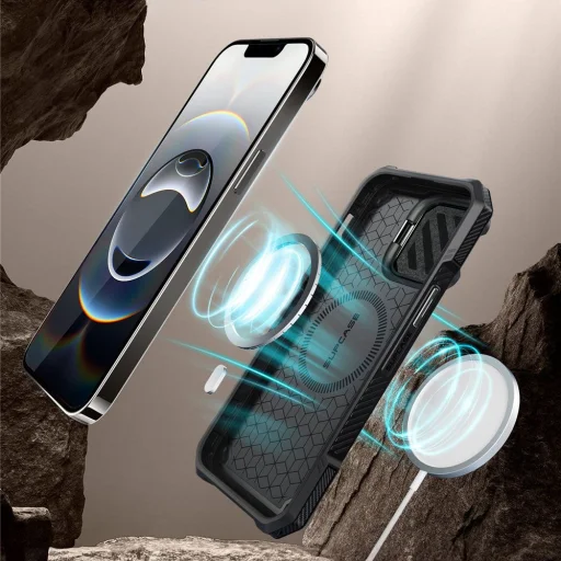  iPhone 16e fekete Supcase Ub Xt Mag Magsafe tok - 4