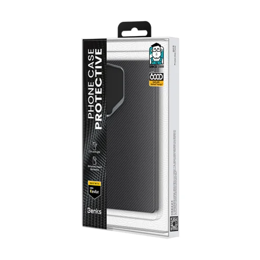 Samsung Galaxy S25 Ultra fekete Benks Magnetic Armor Air Kevlar tok 600D (0045) - 14