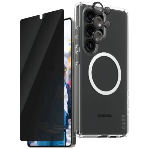 CARE by PanzerGlass 3 az 1-ben tok + Privacy üvegfólia + Lencsevédő Samsung Galaxy S25 Ultra - 2