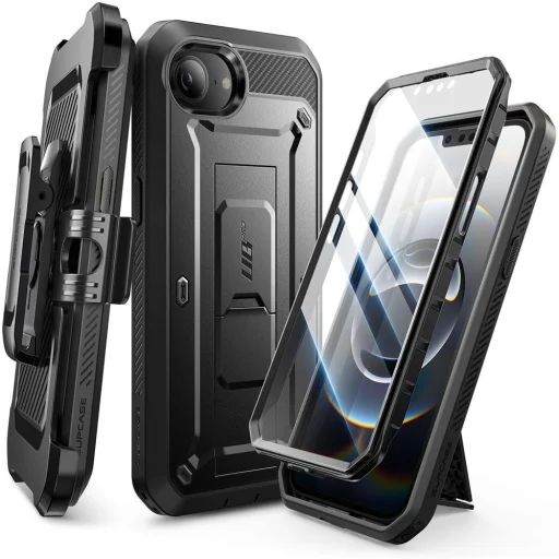  iPhone 16e/17e Fekete Supcase Unicorn Beetle Pro tok - 1