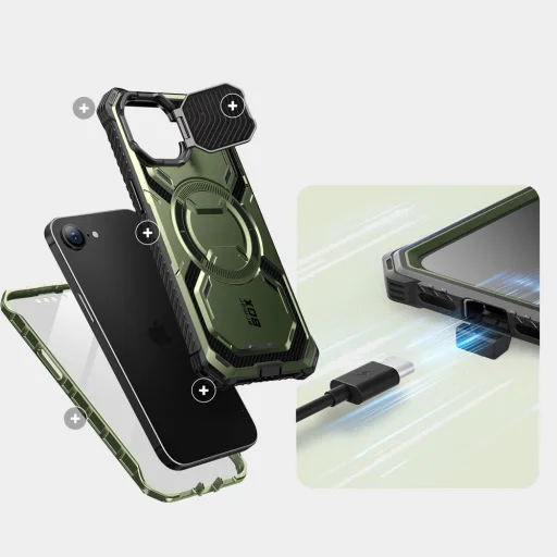  iPhone 16e Supcase Iblsn Armorbox Mag Magsafe tok - 4
