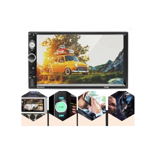 Podofo K0126 autós monitor Mirror Link, BT, USB 7" - 6