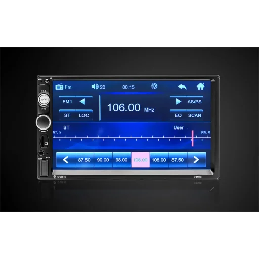 Podofo K0126 autós monitor Mirror Link, BT, USB 7" - 9