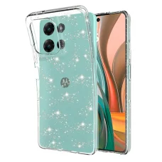  Techsuit - SparkleSkin Sorozat - Motorola Moto G75 - Átlátszó tok