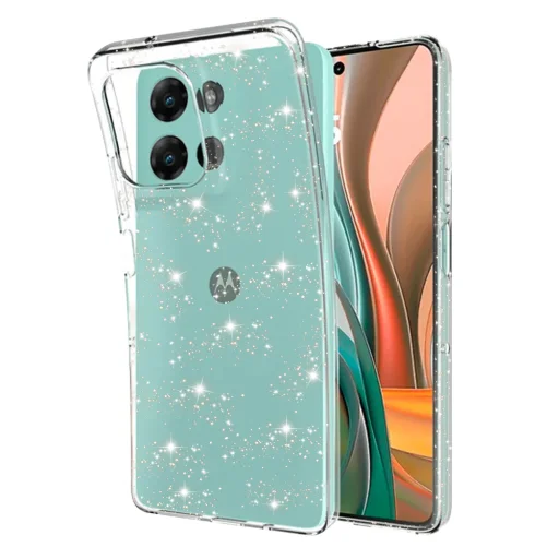  Techsuit - SparkleSkin Sorozat - Motorola Moto G75 - Átlátszó tok - 1