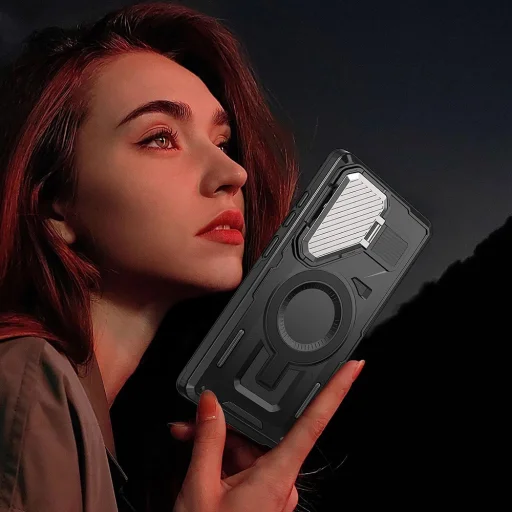  Techsuit - CamVault MagSafe - Samsung Galaxy S24 FE - Fekete tok - 3