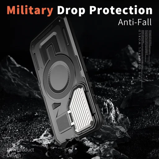  Techsuit - CamVault MagSafe - Samsung Galaxy S24 FE - Fekete tok - 2