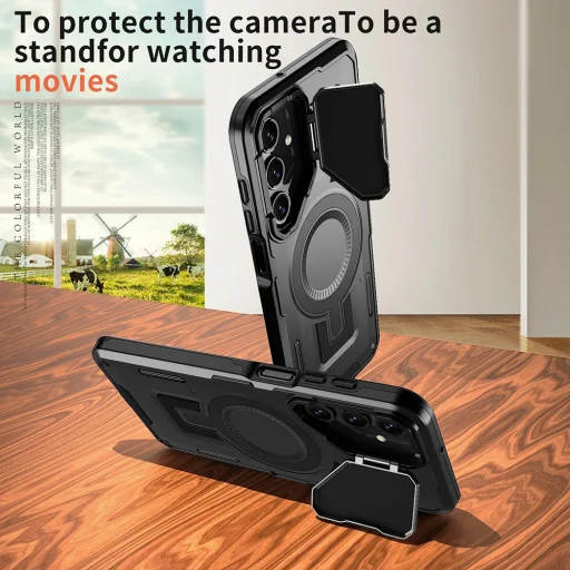 Samsung Galaxy A36 5G - Techsuit - CamVault MagSafe - Fekete tok - 4