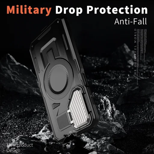 Samsung Galaxy A36 5G - Techsuit - CamVault MagSafe - Fekete tok - 6