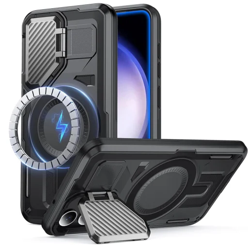  Techsuit - CamVault MagSafe - Samsung Galaxy S23 FE - Fekete tok - 1