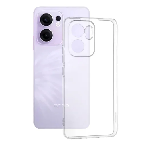  Techsuit - Átlátszó szilikon tok - Oppo Reno13 F 4G / Reno13 F 5G / Reno13 FS 5G - Átlátszó - 1