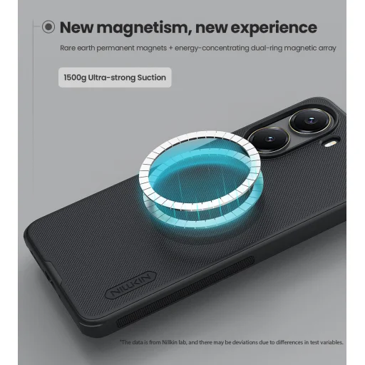 Nillkin Super Frosted PRO mágneses hátlap tok Xiaomi Poco X7 Pro 5G fekete - 3