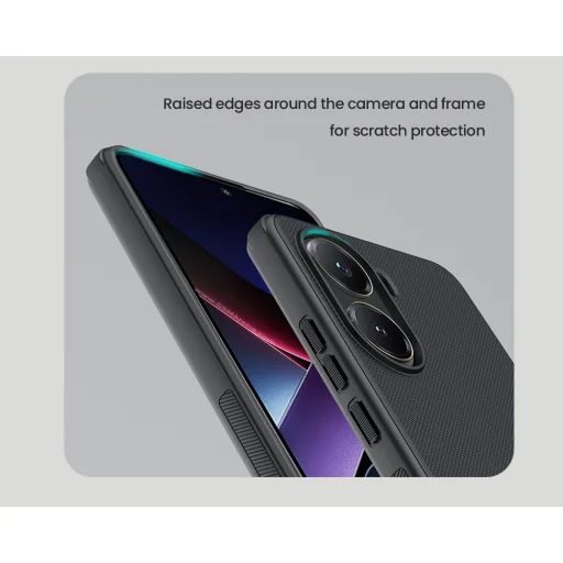 Nillkin Super Frosted PRO mágneses hátlap tok Xiaomi Poco X7 Pro 5G fekete - 6