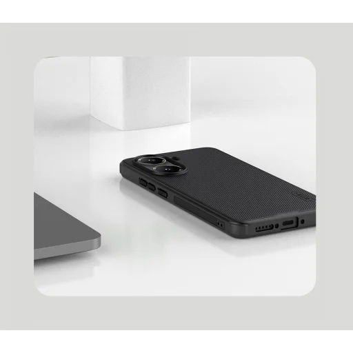 Nillkin Super Frosted PRO mágneses hátlap tok Xiaomi Poco X7 Pro 5G fekete - 7