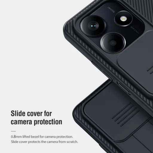 Nillkin CamShield Hard tok Xiaomi Redmi Note 14 5G kék - 4