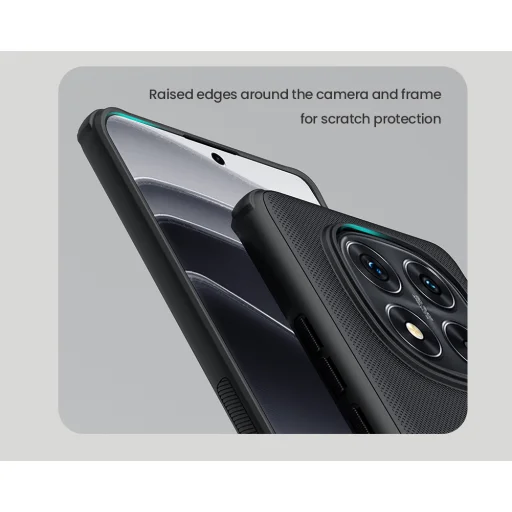 Nillkin Super Frosted PRO hátlap tok Xiaomi Redmi Note 14 Pro+ 5G-hez fekete - 5