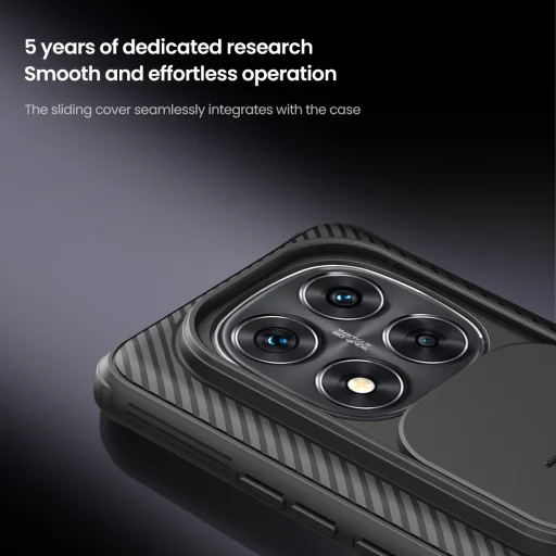 Nillkin CamShield PRO Hard tok Xiaomi Redmi Note 14 Pro Plus 5G kék - 3